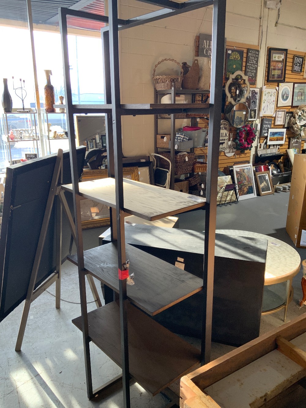 NEW Metal & Wood Shelf