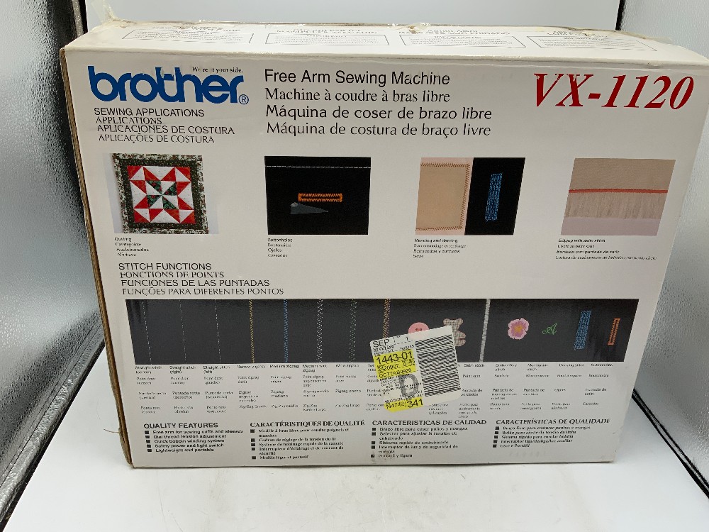 Brother V X-1120 Sewing Machine