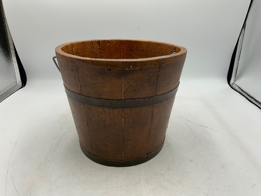 Vintage Wood Bucket