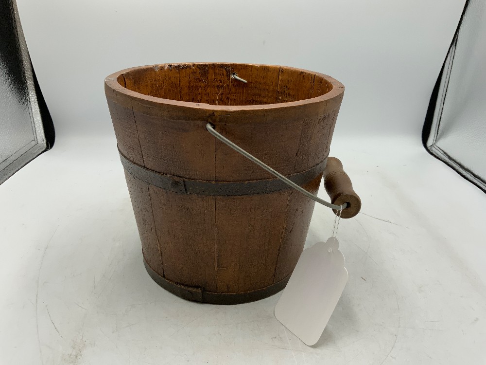 Vintage Wood Bucket