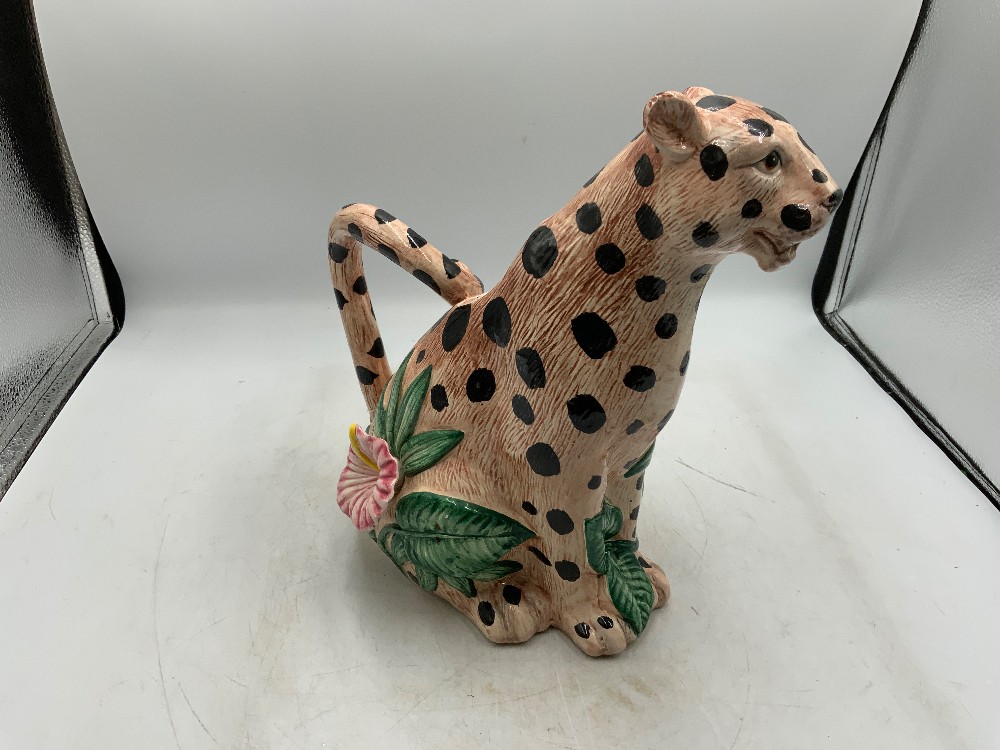 Fitz & Floyd Leopard Pitcher