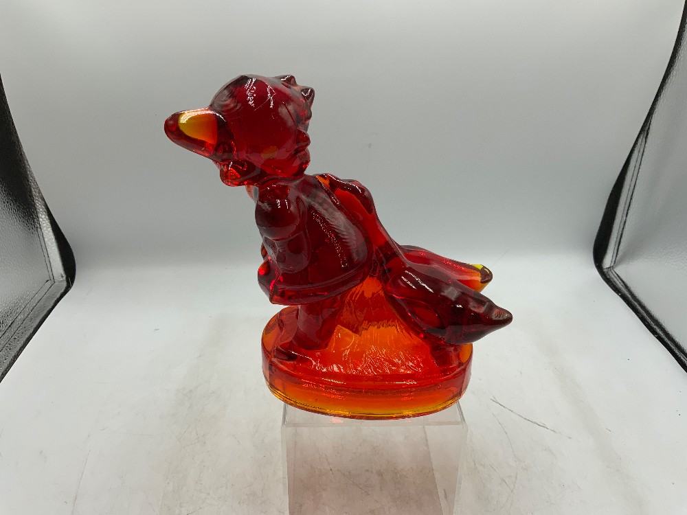 LE Smith Girl with Geese - Red