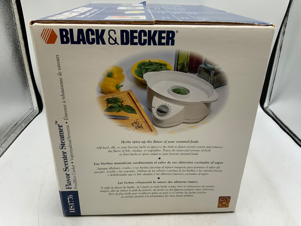 Black & Decker Flavor Scenter / Steamer in Box