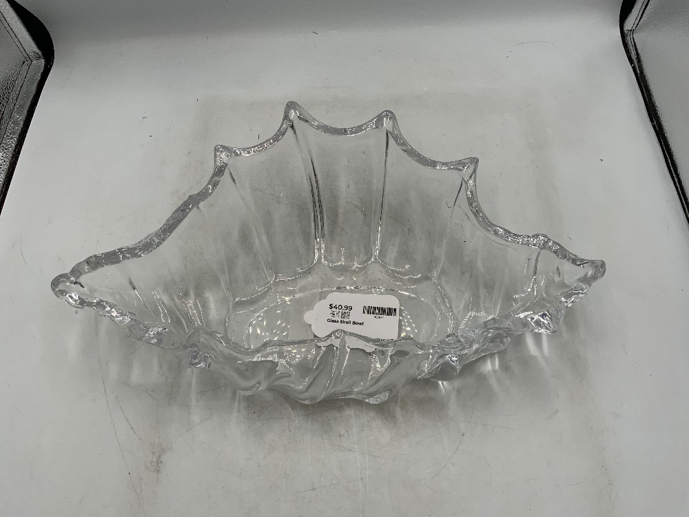 Glass Shell Bowl