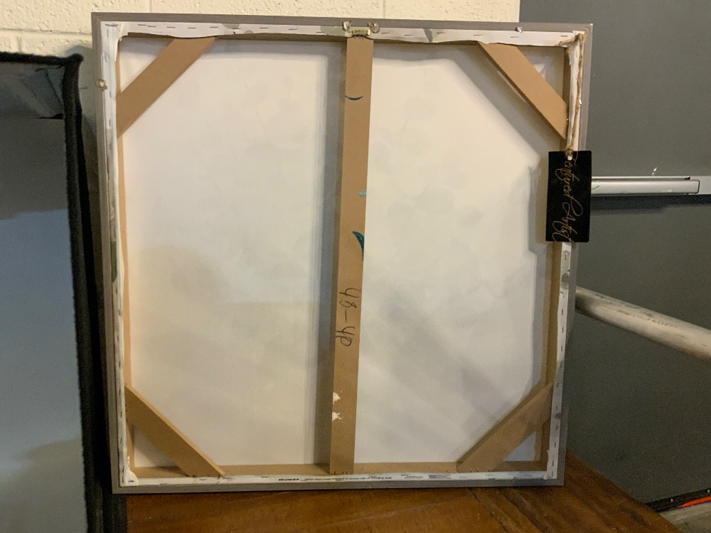 lg Framed Canvas Art - Succulents