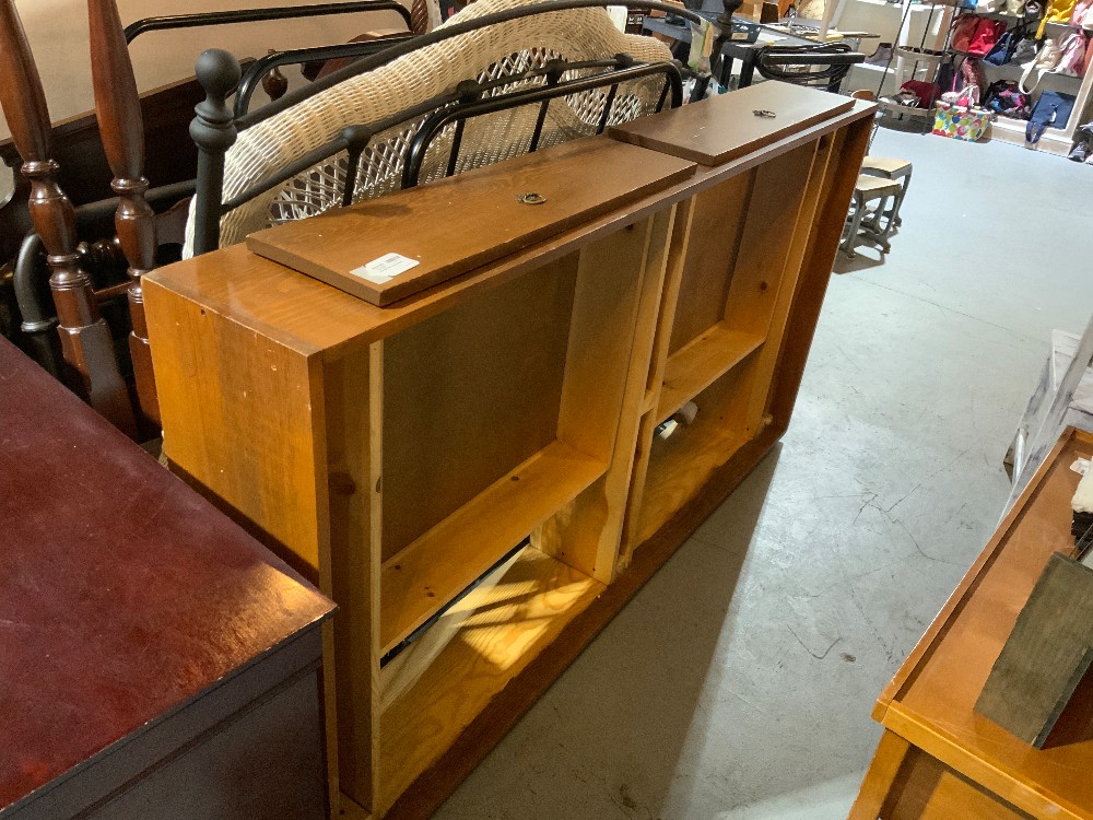 Storage Bed Light Wood