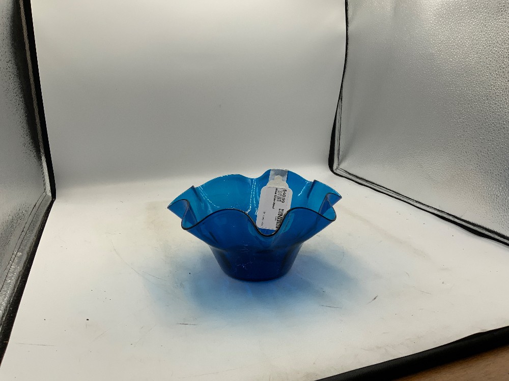 Blue Glass Bowl