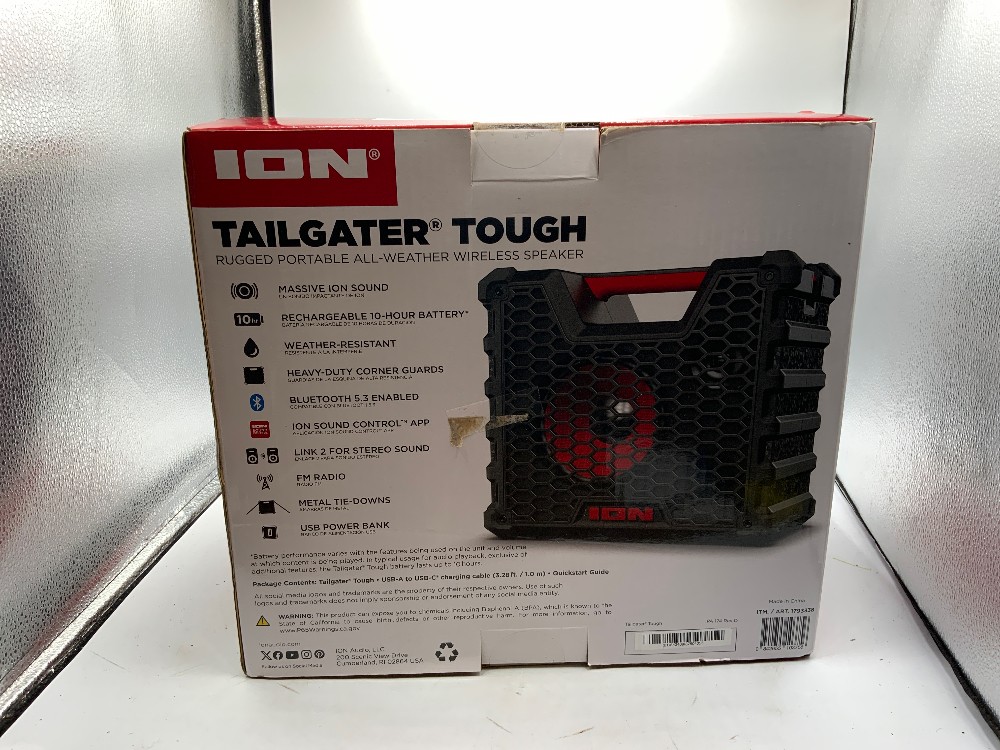 NIB Ion Tailgater Speaker