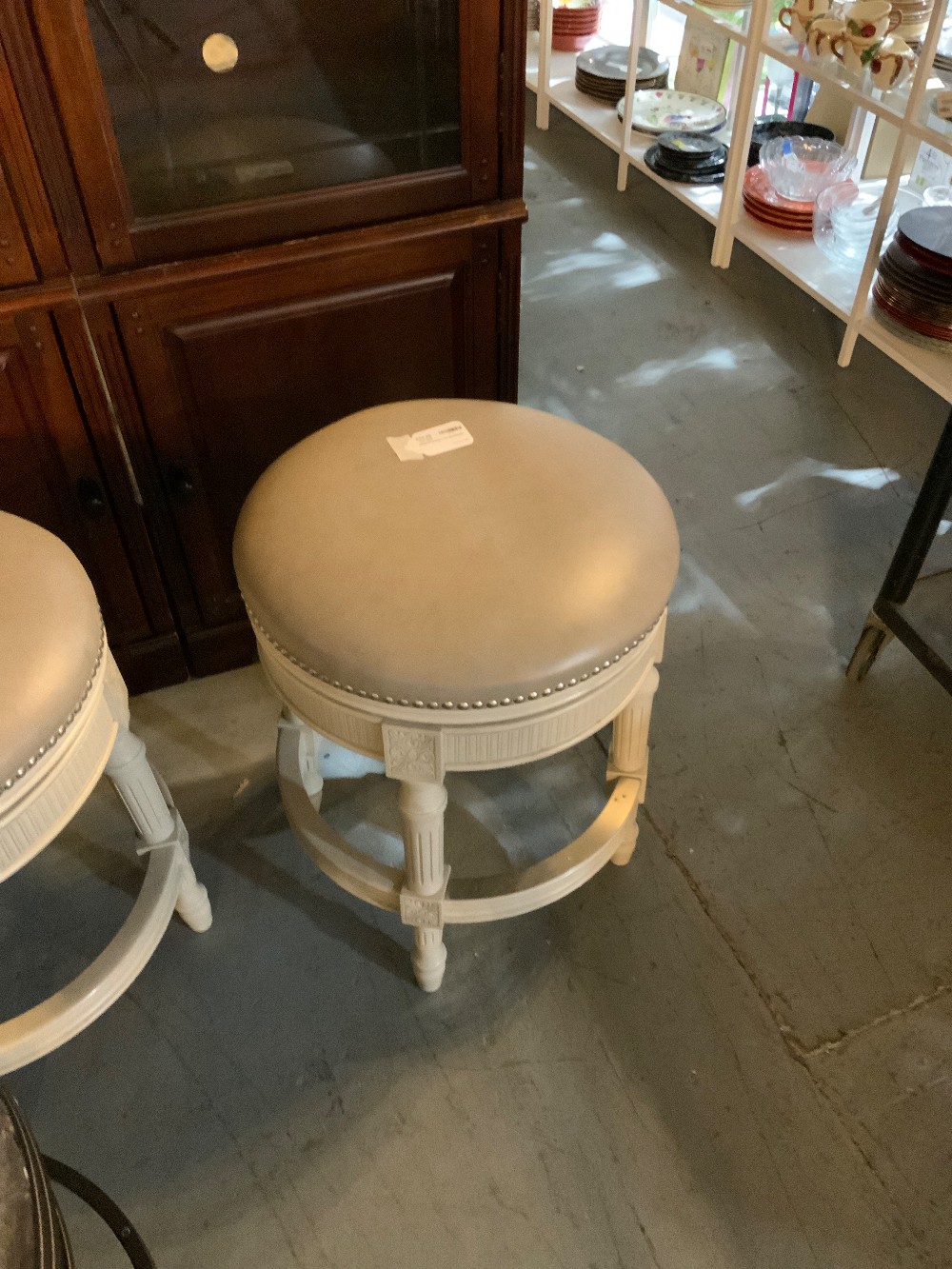 Ballard Design Tan Barstools