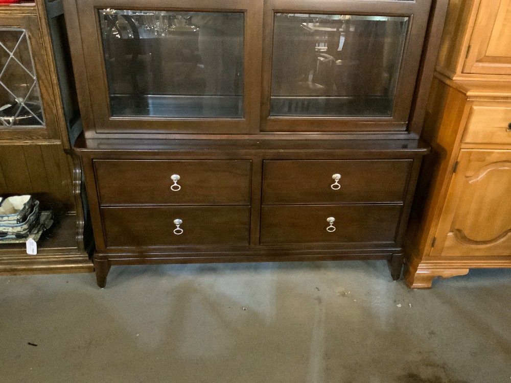 Kincaid Dark Wood Hutch W/ Doors