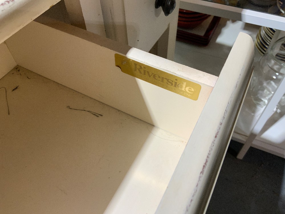 Riverside Cream Sofa Table