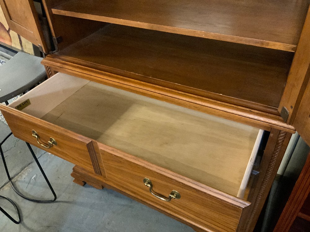 Wood Clothing Armoire