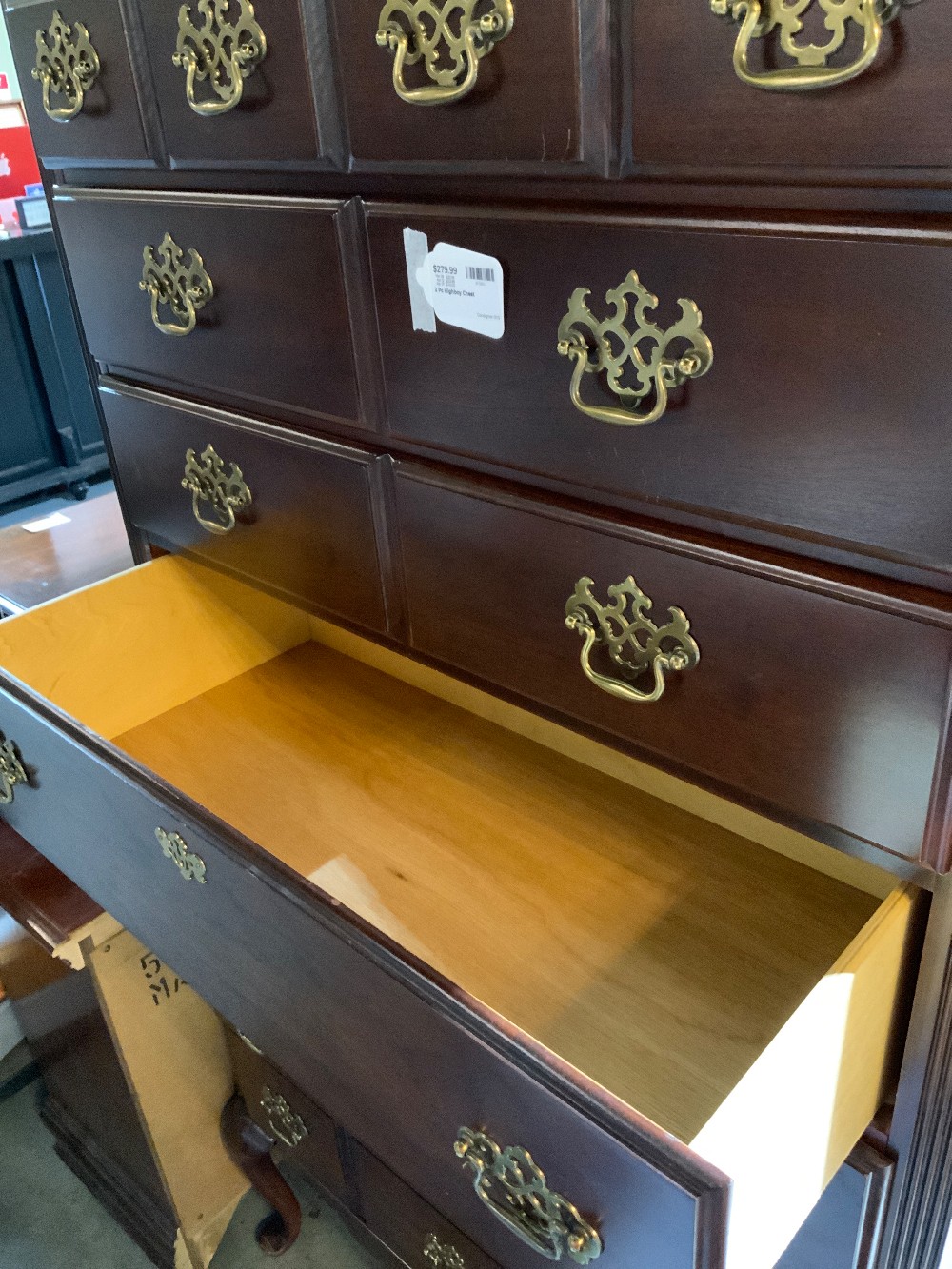 2 Pc Highboy Chest