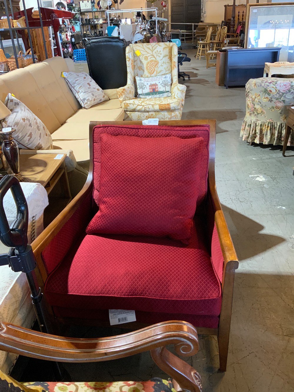 Acquisitions Henredon Red Chair