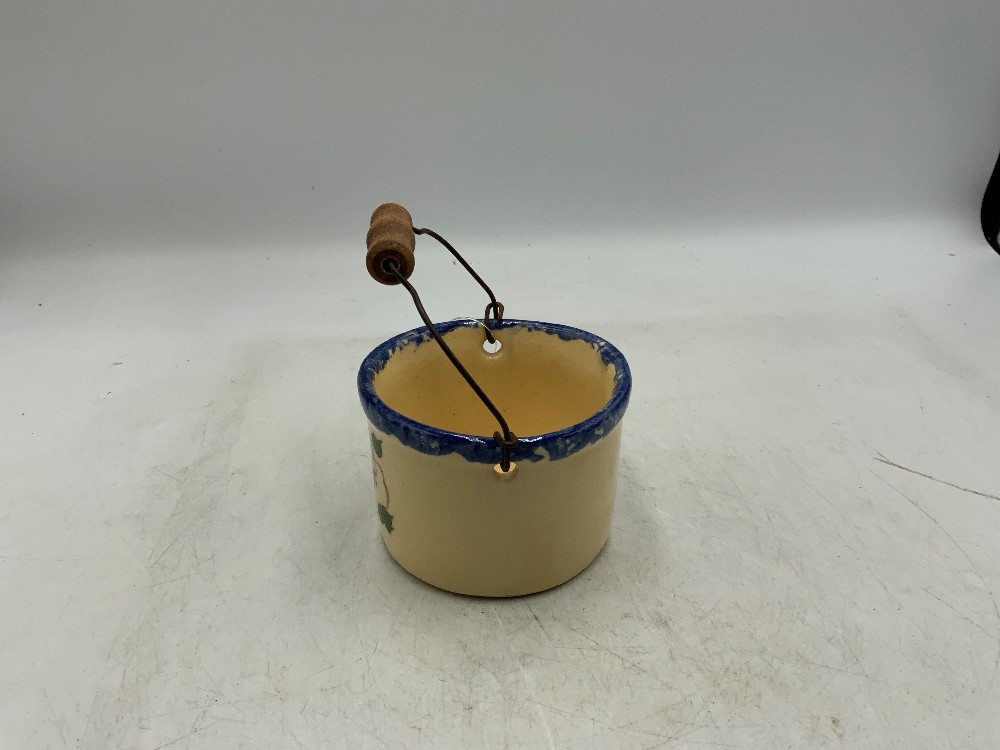 Pottery Crock Sm w/ Handle