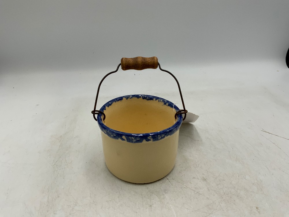 Pottery Crock Sm w/ Handle