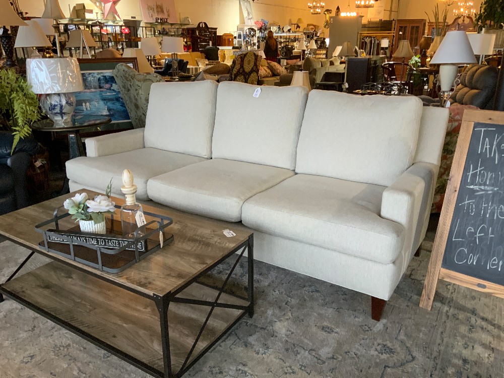 Bradington Young Grey Sofa