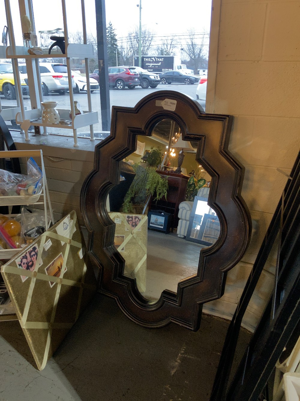 Large Framed Mirror