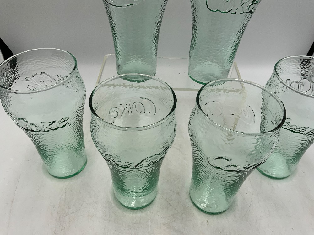 Coco Cola Glasses - Set of 6