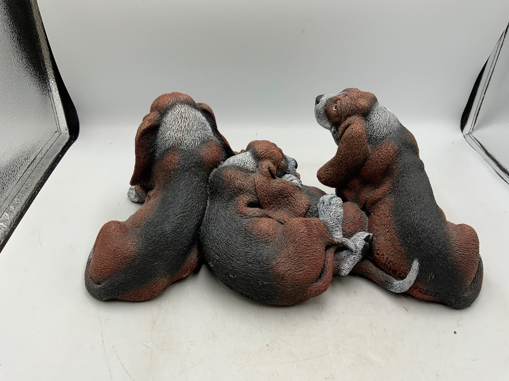 Pile of Basset Hounds