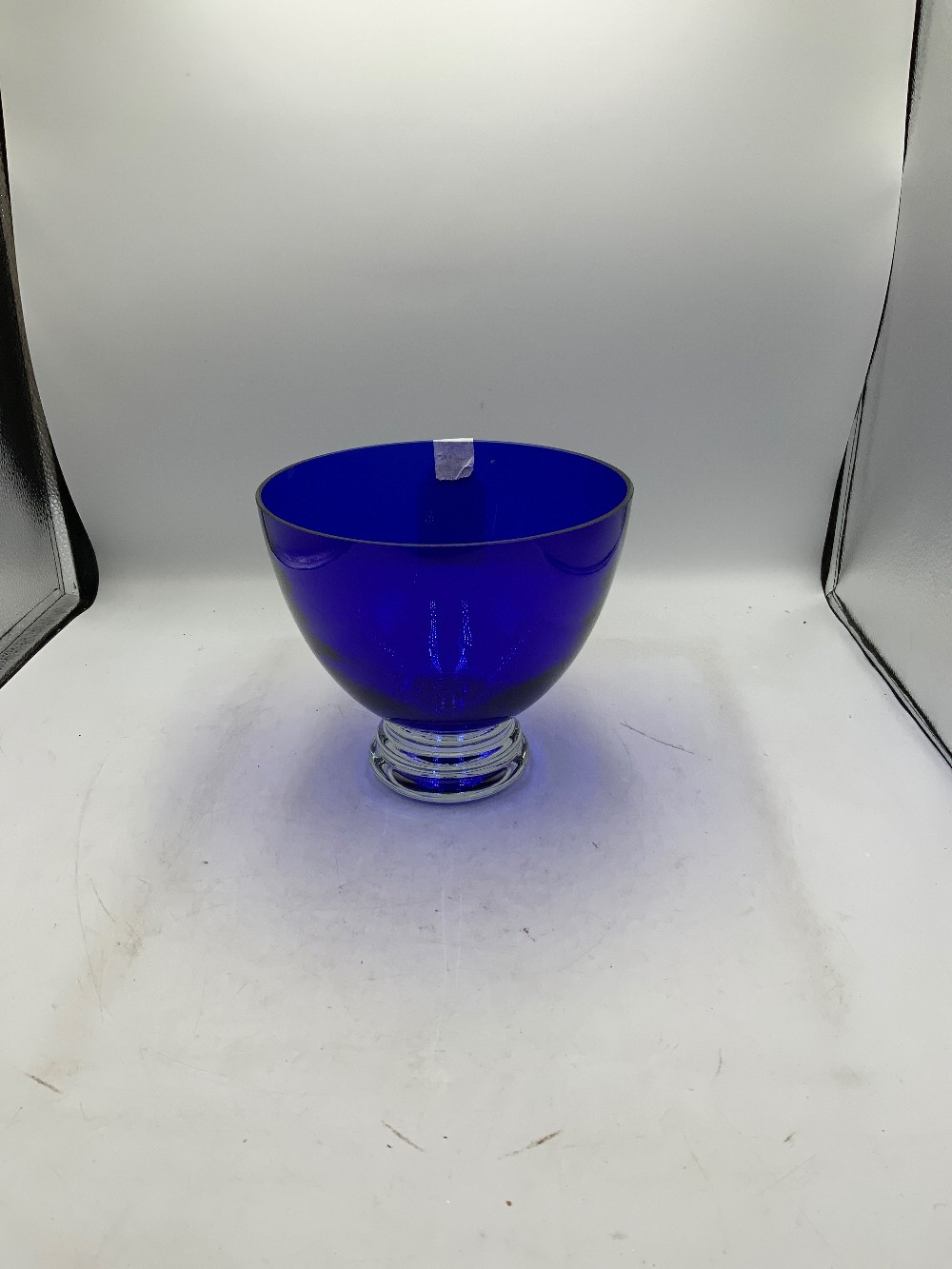 Crate & Barrel Cobalt Glass Bowl