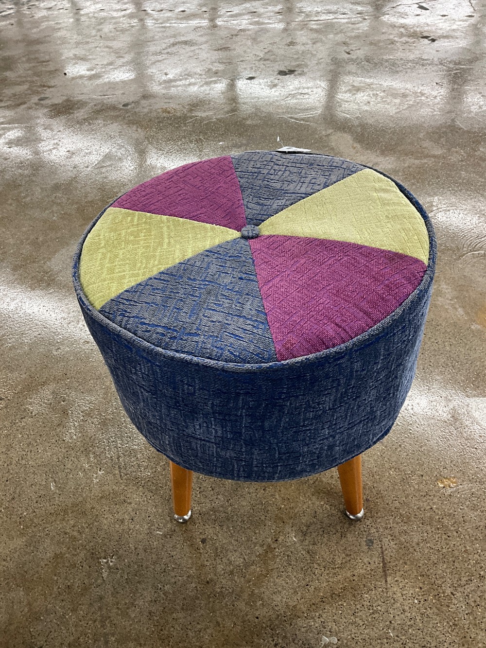 Round Multi Colored Stool