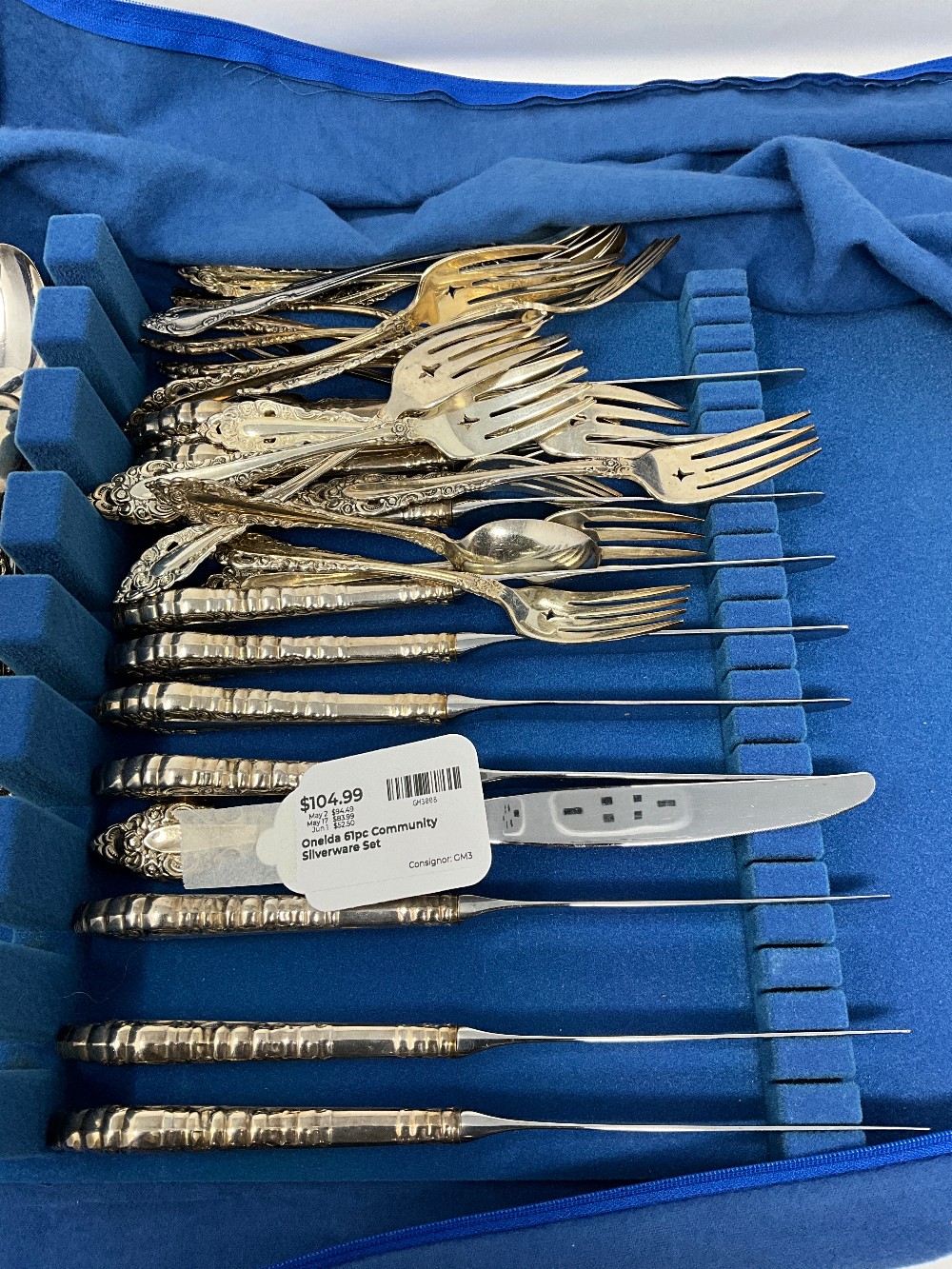 Oneida 61pc Community Silverware Set