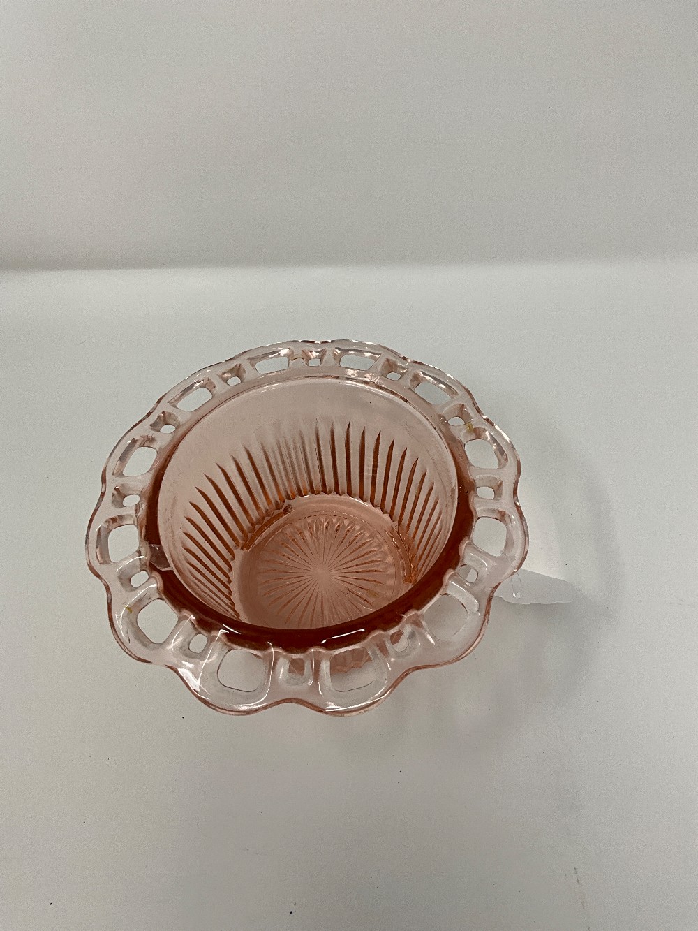 Pink Depression Glass Bowl