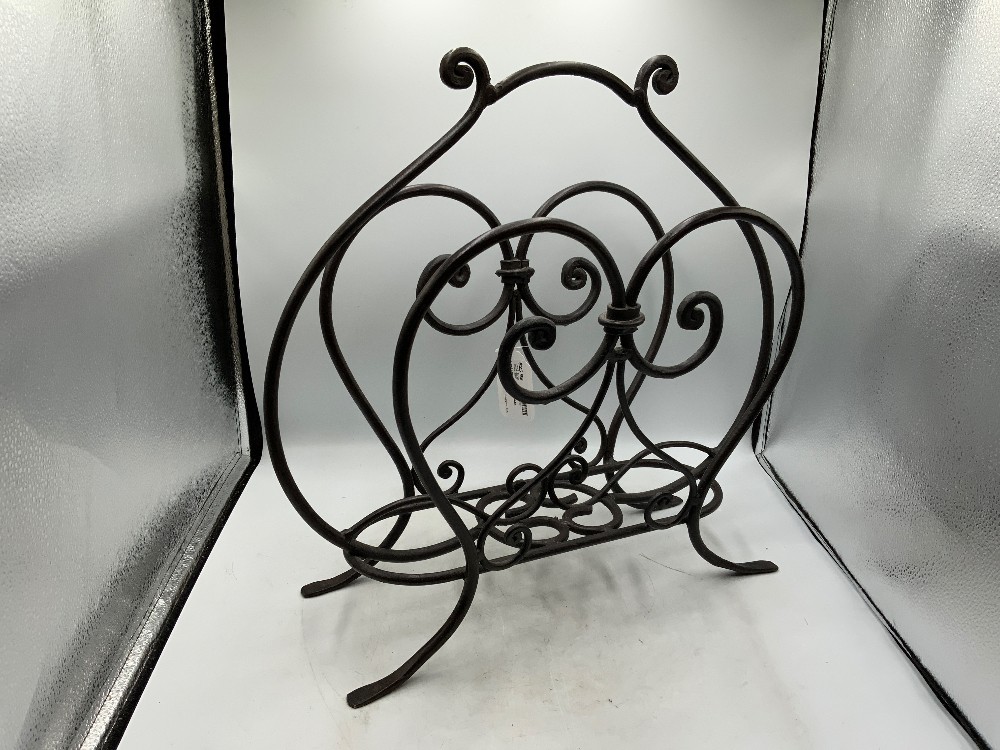 Cast Iron Magazine Rack