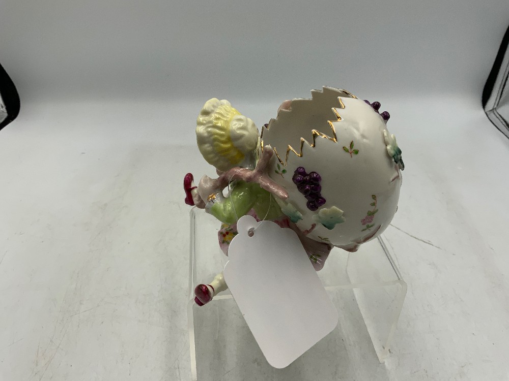 Vtg Lenwile Ardalt Cracked Egg Figurine