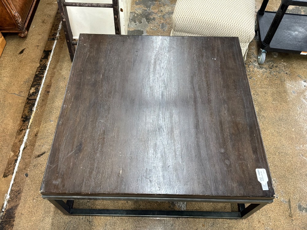 Black Square Coffee Table