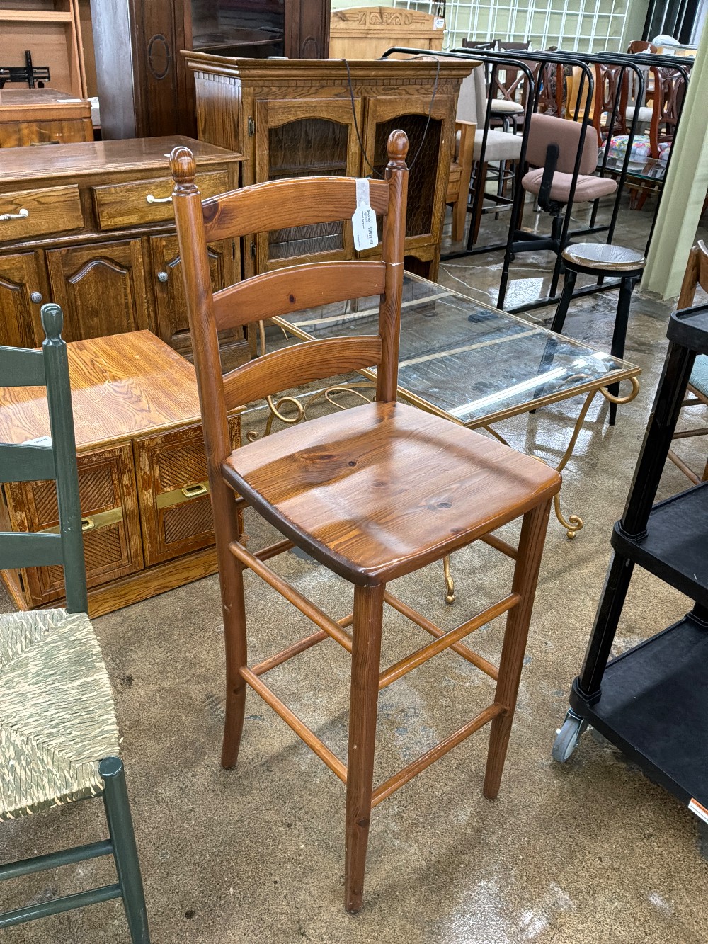 Wood Barstool