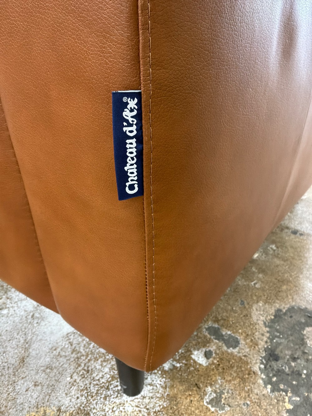 Italian Leather Accent Chair