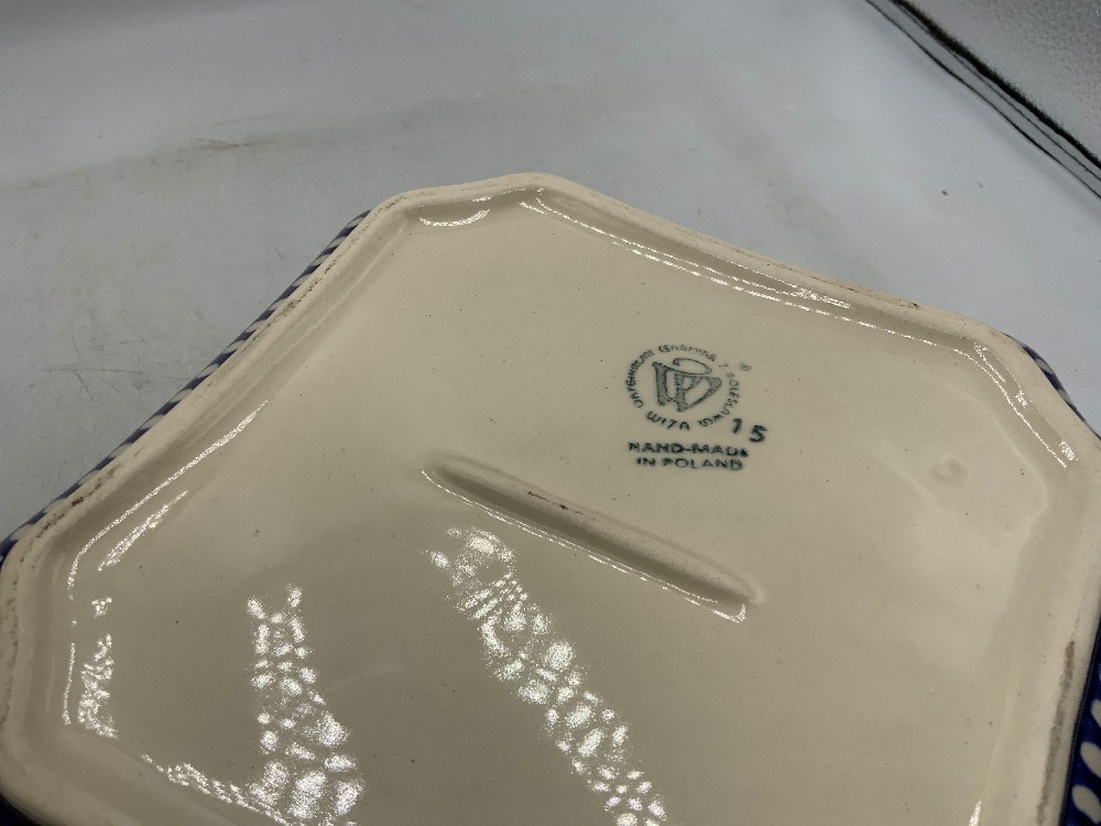 Polish Pottery Square Baker