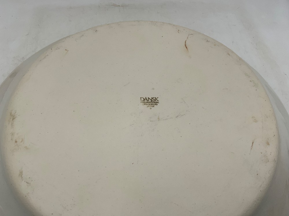 Dansk International Large Pottery Plate