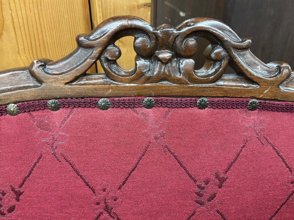 Red Upholstered Chair