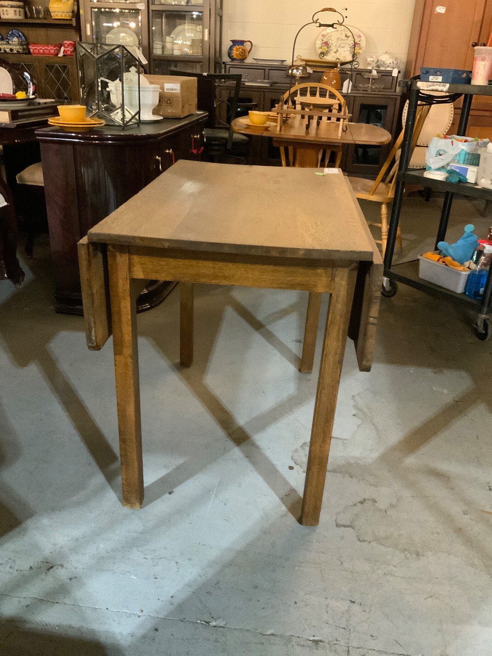Dark Wood Drop Leaf table