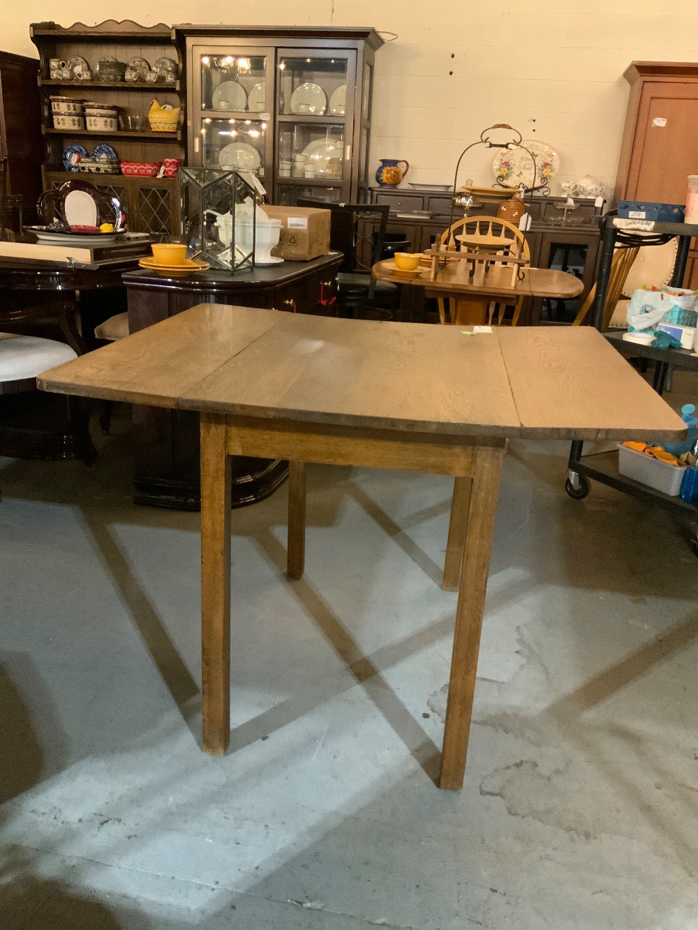 Dark Wood Drop Leaf table