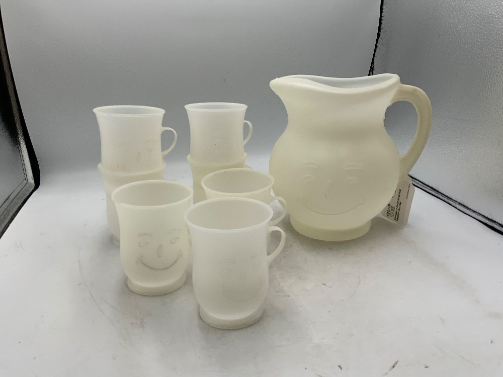 Vintage 7 Pack Kool-Aid Pitcher Cup Set