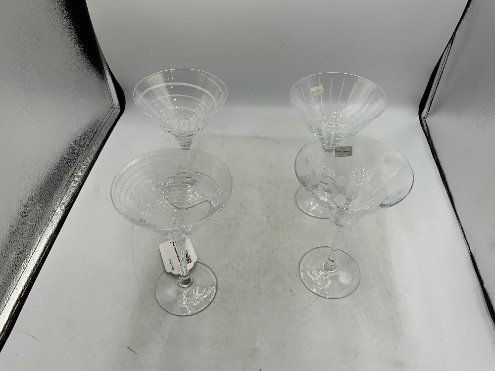 Mikasa martini Glasses Set Of 4