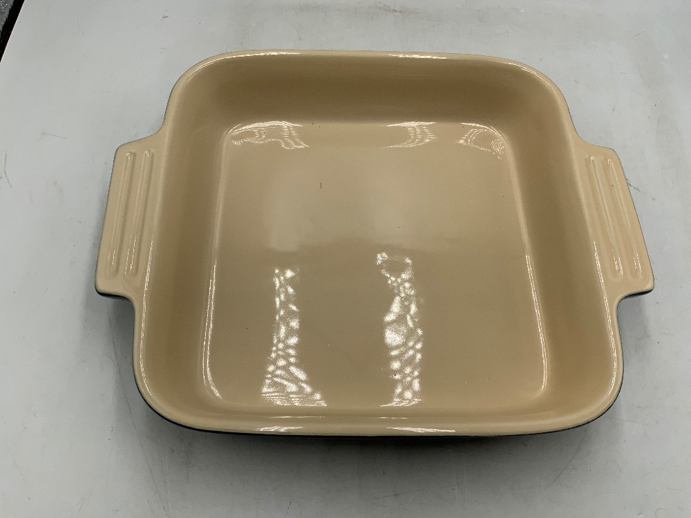 LeCreuset Blue Square Baker