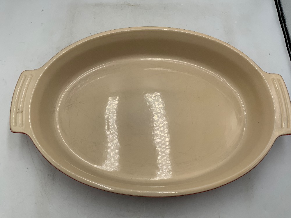 LeCreuset Red Oval Baker