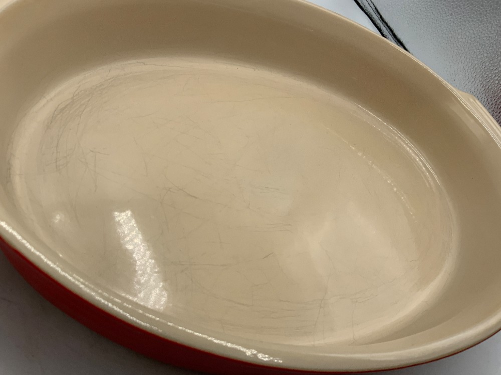 LeCreuset Red Oval Baker