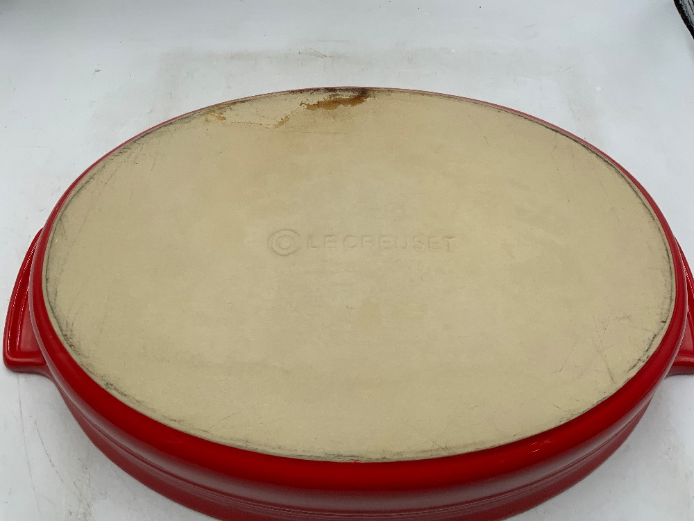 LeCreuset Red Oval Baker