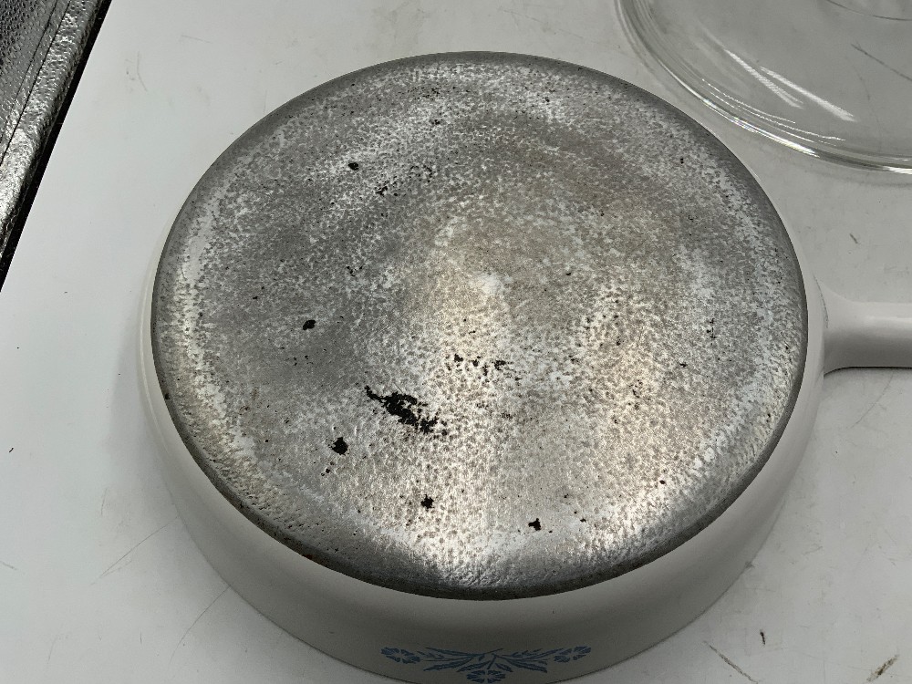 Blue Cornflower Corning Ware 10 in Skillet