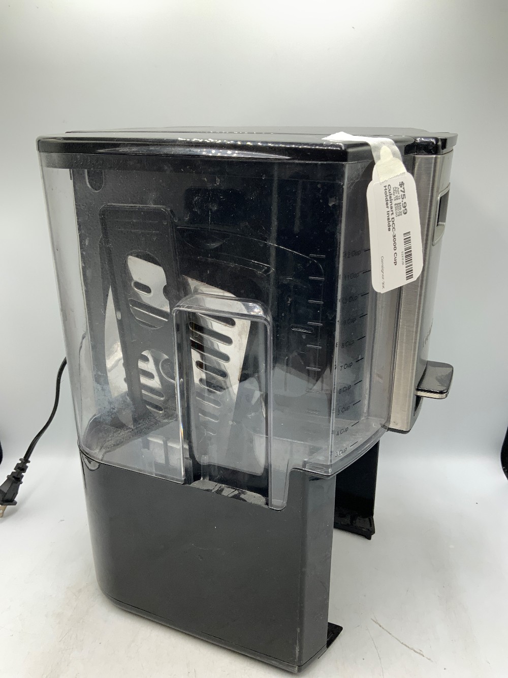 Cuisinart DCC-3000 Cup Holder Inside