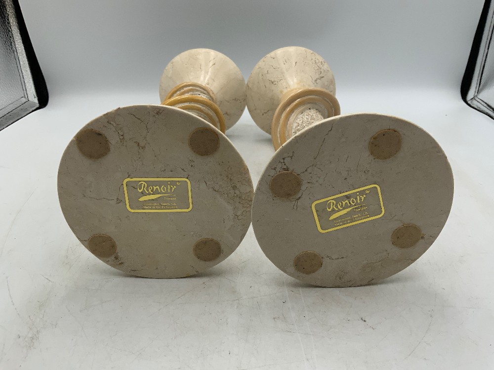 Set of 2 Renoir Candle Holders