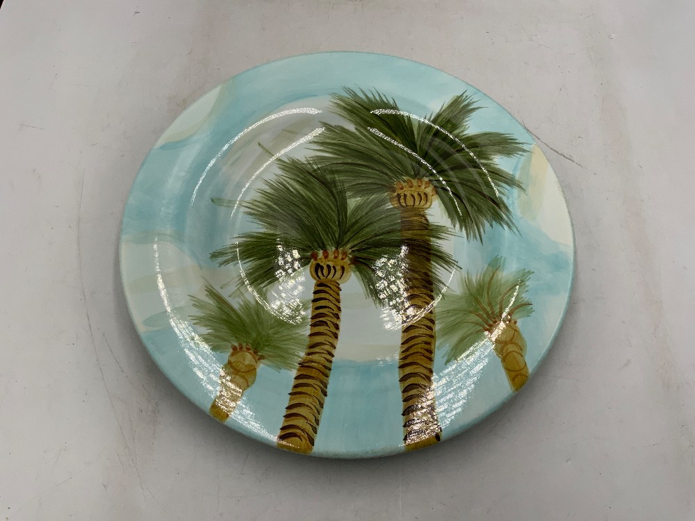 Bajapalm Set of 8 Dinner Plates