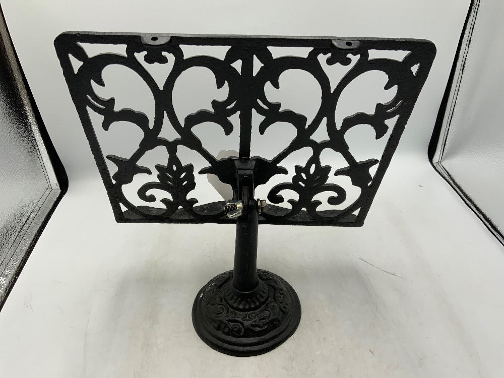 Cast Iron Book Stand