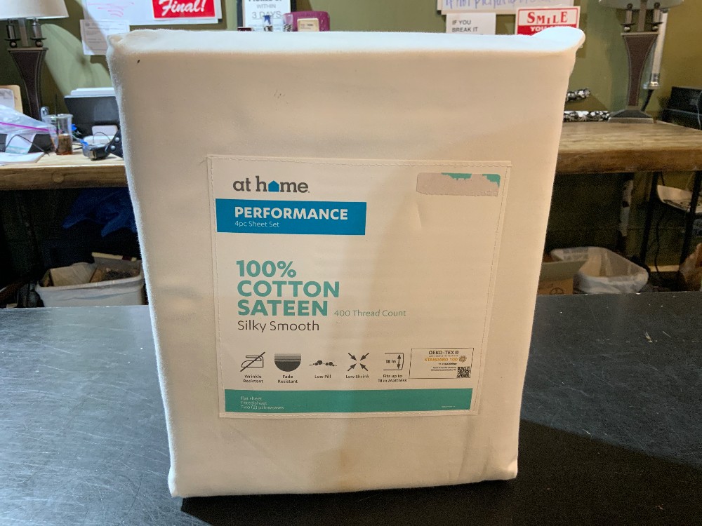 New At Home 400 Ct Queen Sheet Set
